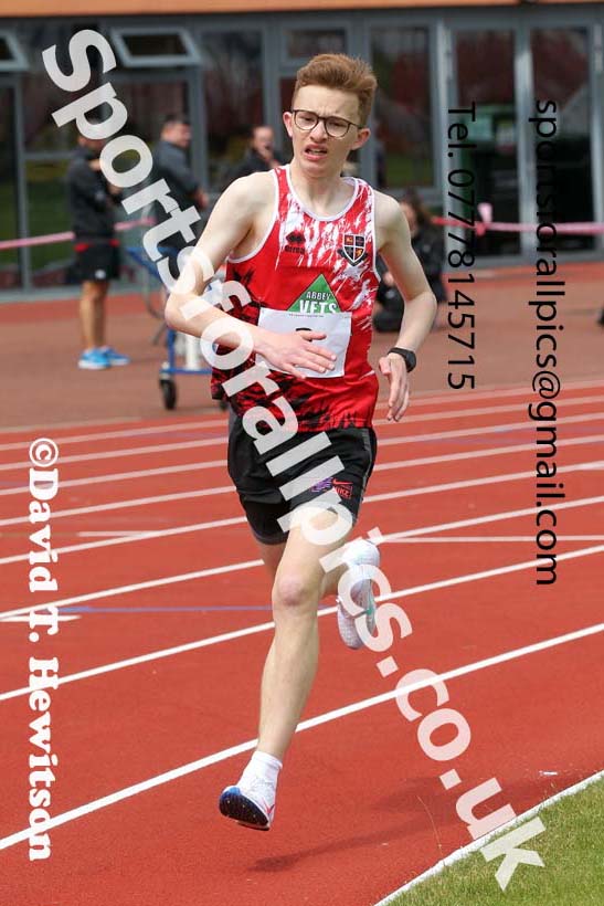 800 metres, 2021 Northumberland, Durham and Cleveland Schools. Photo: David T. Hewitson/Sports for All Pics